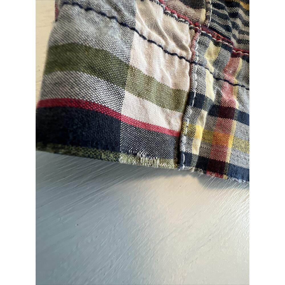 American Eagle Mens 32 Patchwork Plaid Preppy Chi… - image 9